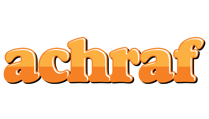 Achraf orange logo