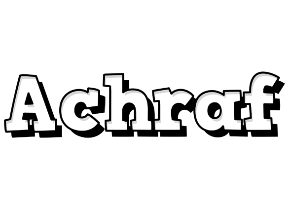 Achraf snowing logo