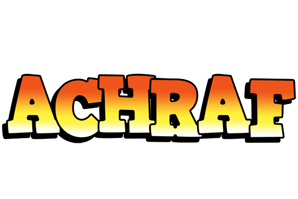 Achraf sunset logo