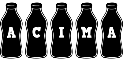 Acima bottle logo