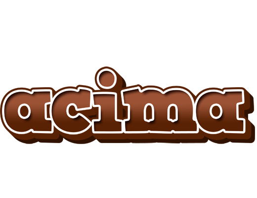 Acima brownie logo