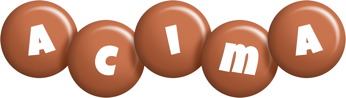 Acima candy-brown logo