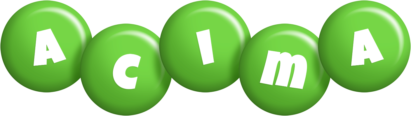 Acima candy-green logo