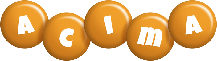 Acima candy-orange logo