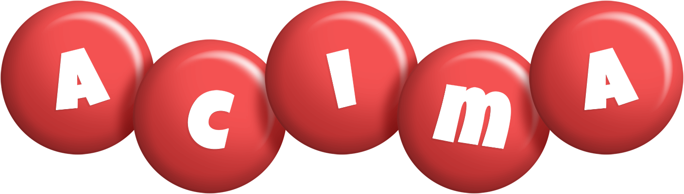 Acima candy-red logo