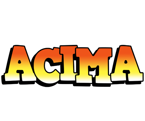Acima sunset logo