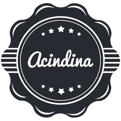 Acindina badge logo