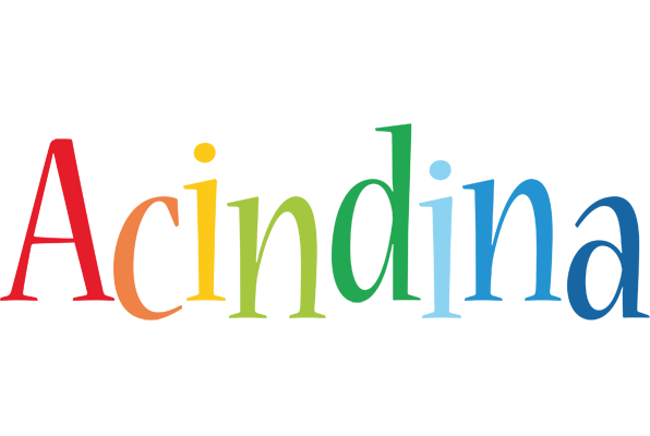 Acindina birthday logo