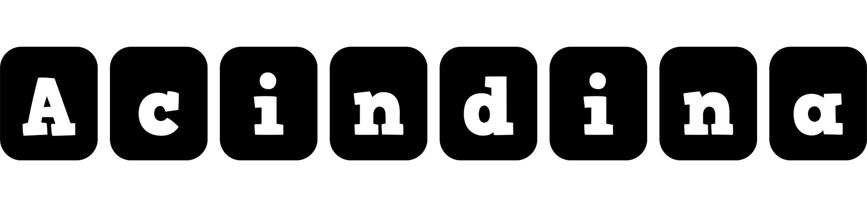 Acindina box logo
