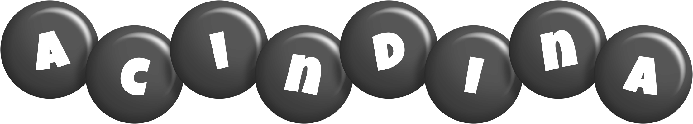 Acindina candy-black logo