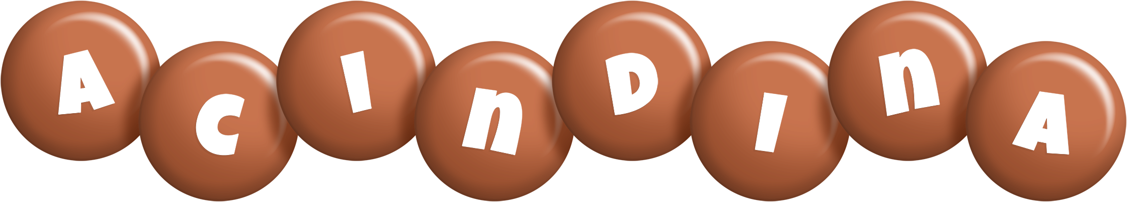 Acindina candy-brown logo