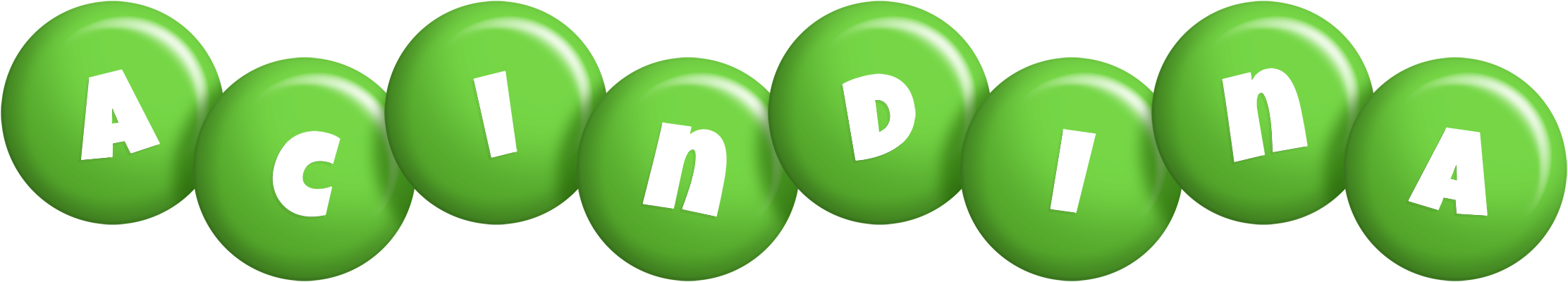 Acindina candy-green logo