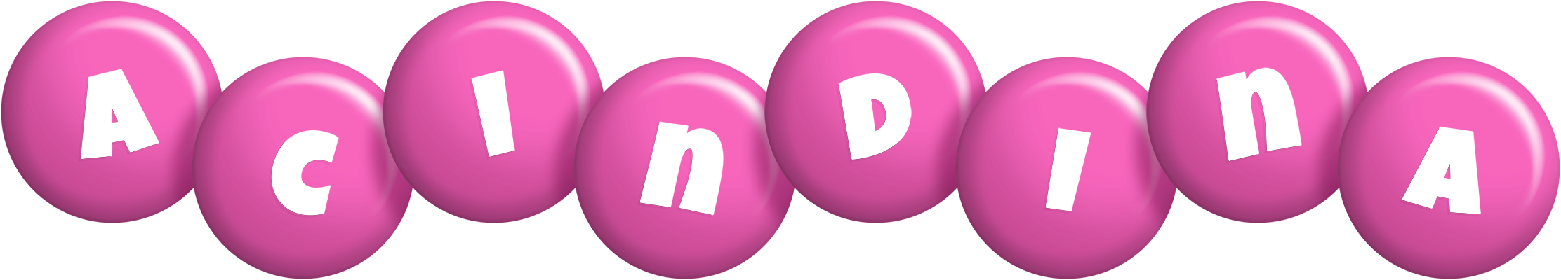 Acindina candy-pink logo