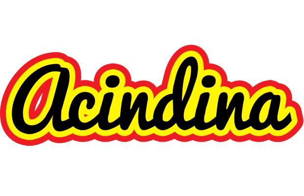 Acindina flaming logo