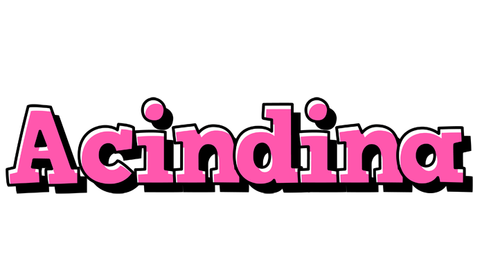 Acindina girlish logo