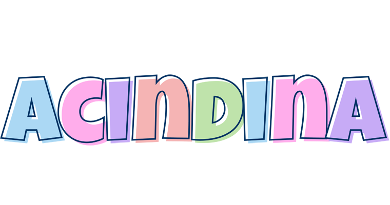 Acindina pastel logo