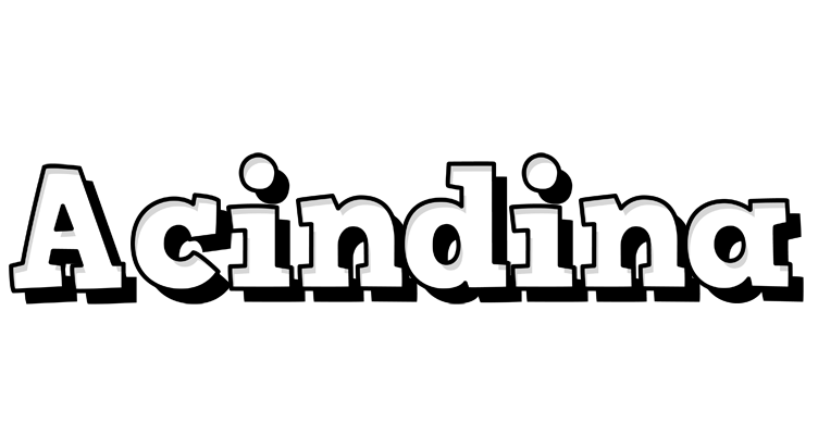 Acindina snowing logo