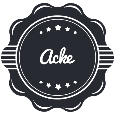 Acke badge logo
