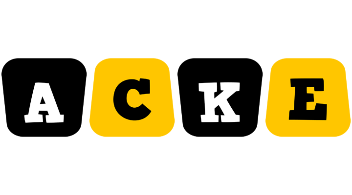 Acke boots logo