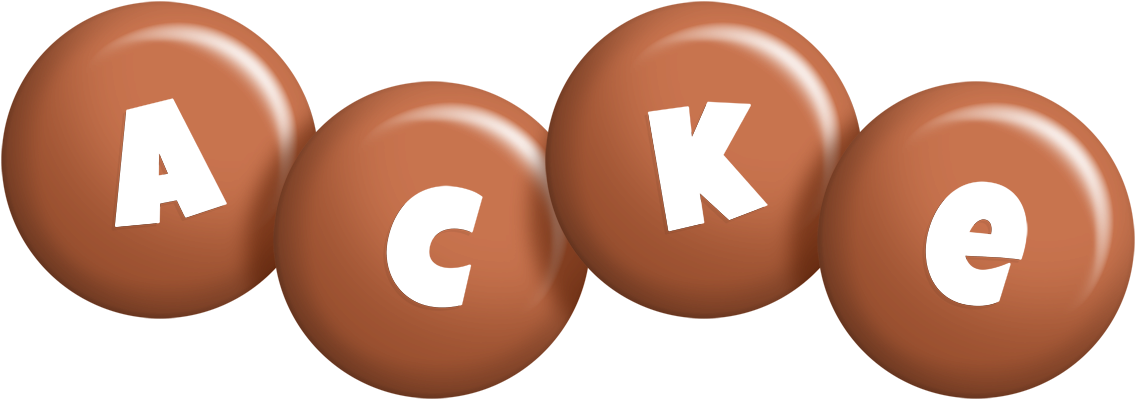Acke candy-brown logo