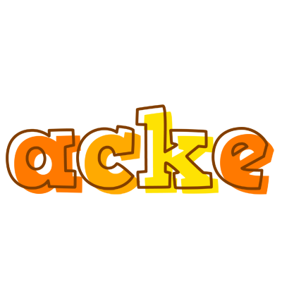 Acke desert logo