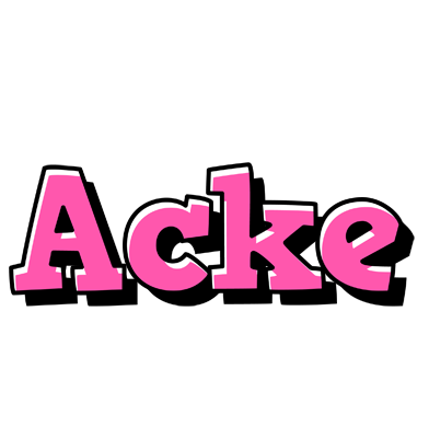 Acke girlish logo