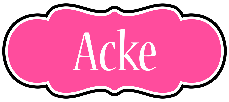 Acke invitation logo