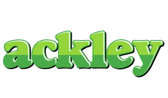 Ackley apple logo