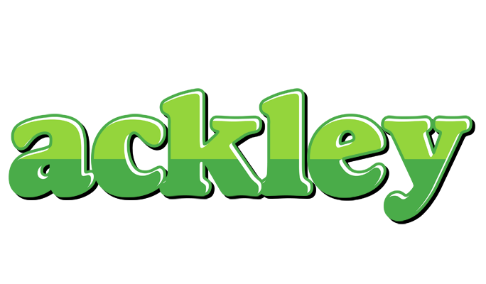 Ackley apple logo
