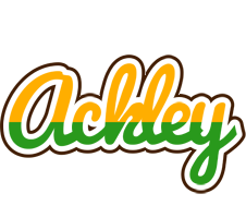 Ackley banana logo