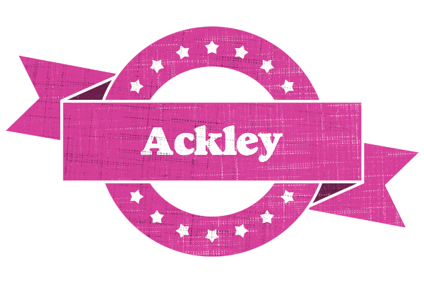 Ackley beauty logo