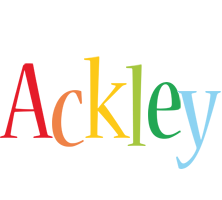 Ackley birthday logo