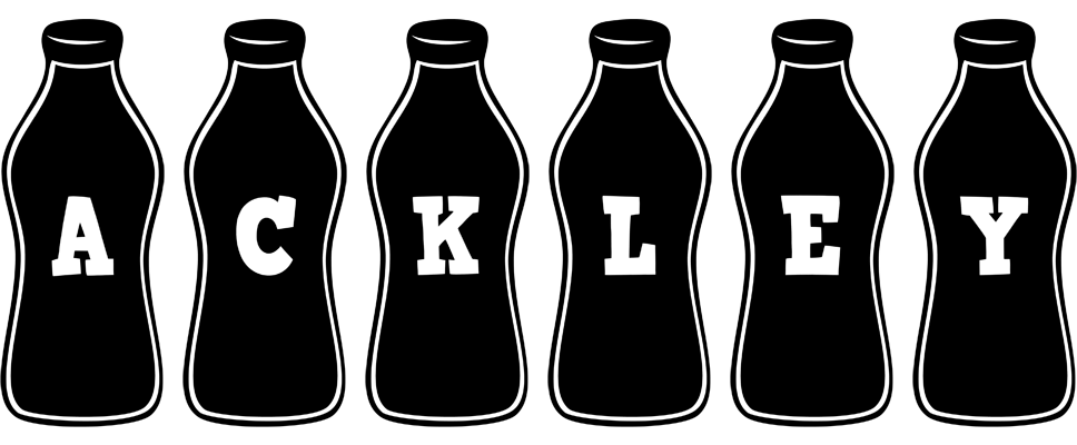 Ackley bottle logo