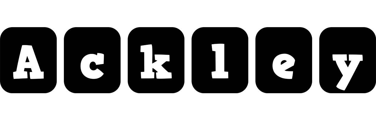 Ackley box logo