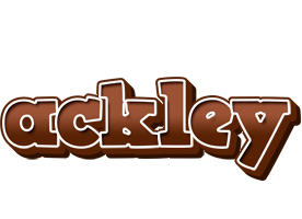 Ackley brownie logo