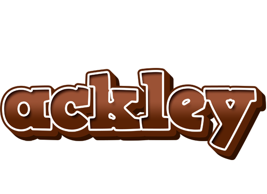 Ackley brownie logo