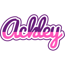 Ackley cheerful logo