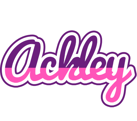 Ackley cheerful logo