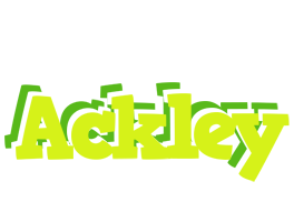 Ackley citrus logo