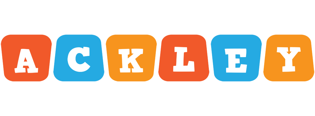 Ackley comics logo