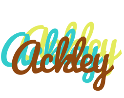 Ackley cupcake logo