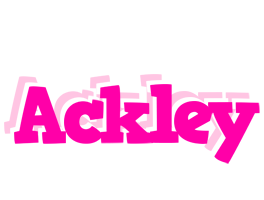 Ackley dancing logo