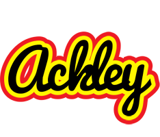 Ackley flaming logo