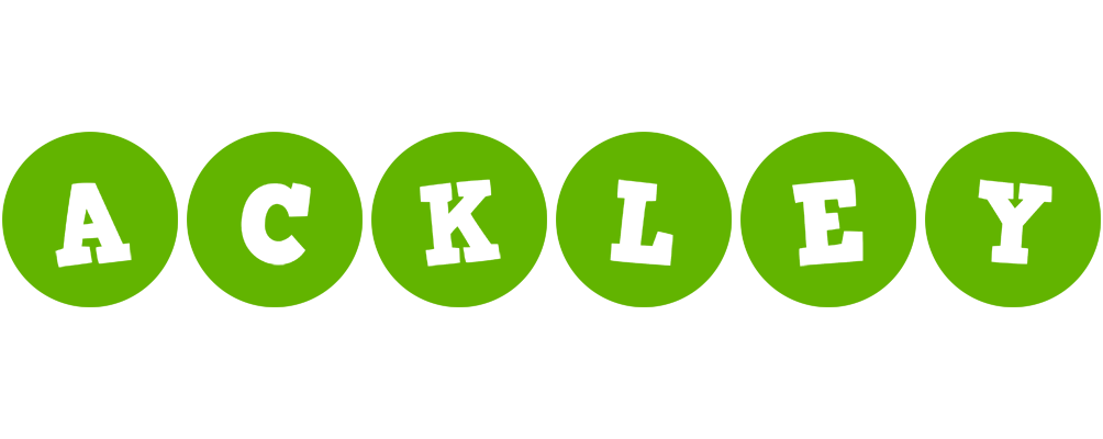 Ackley games logo
