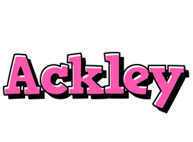 Ackley girlish logo