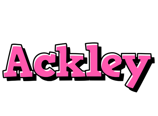 Ackley girlish logo