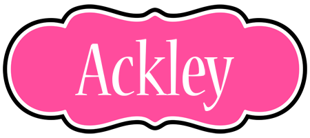 Ackley invitation logo