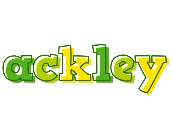 Ackley juice logo