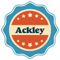 Ackley labels logo