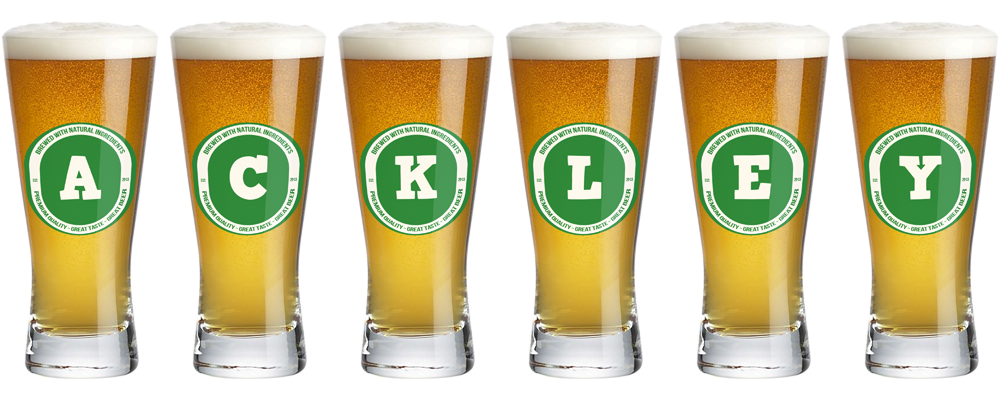 Ackley lager logo